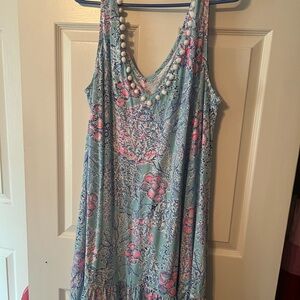 Lilly Pulitzer Camilla Dress Sleeveless V-Neck Sundress